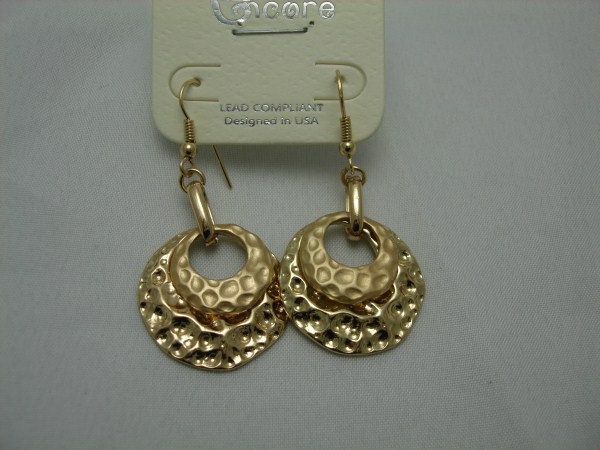 Gold Tone Earring